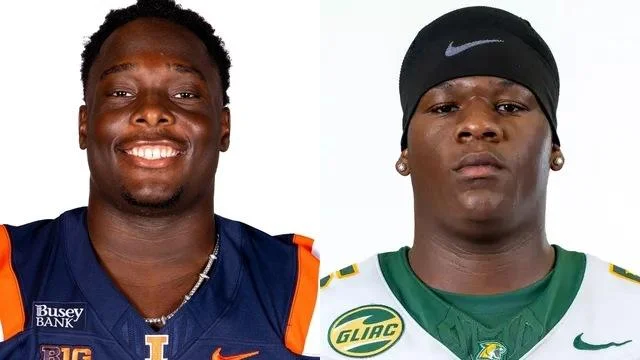 Which ex-high school athletes from North Cook County area will compete in the week of Monday, Sept. 7?